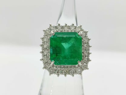 E13.65ct D2.69ct PT900 22.4g Ring 