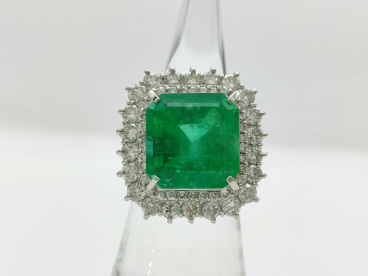 E13.65ct D2.69ct PT900 22.4g Ring 