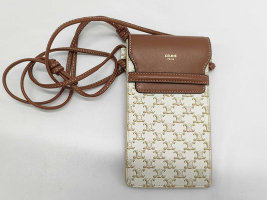 CELINE Triomphe Smartphone Shoulder Bag