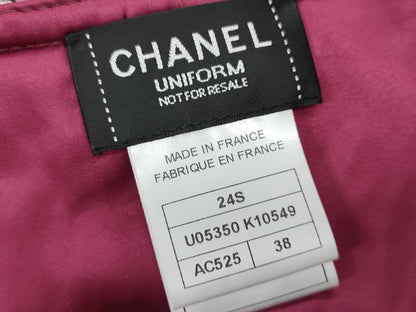 CHANEL Sequin-Mix Tweed Jacket with Rhinestones U05350K10549 Size 24S, Size 38 Jacket