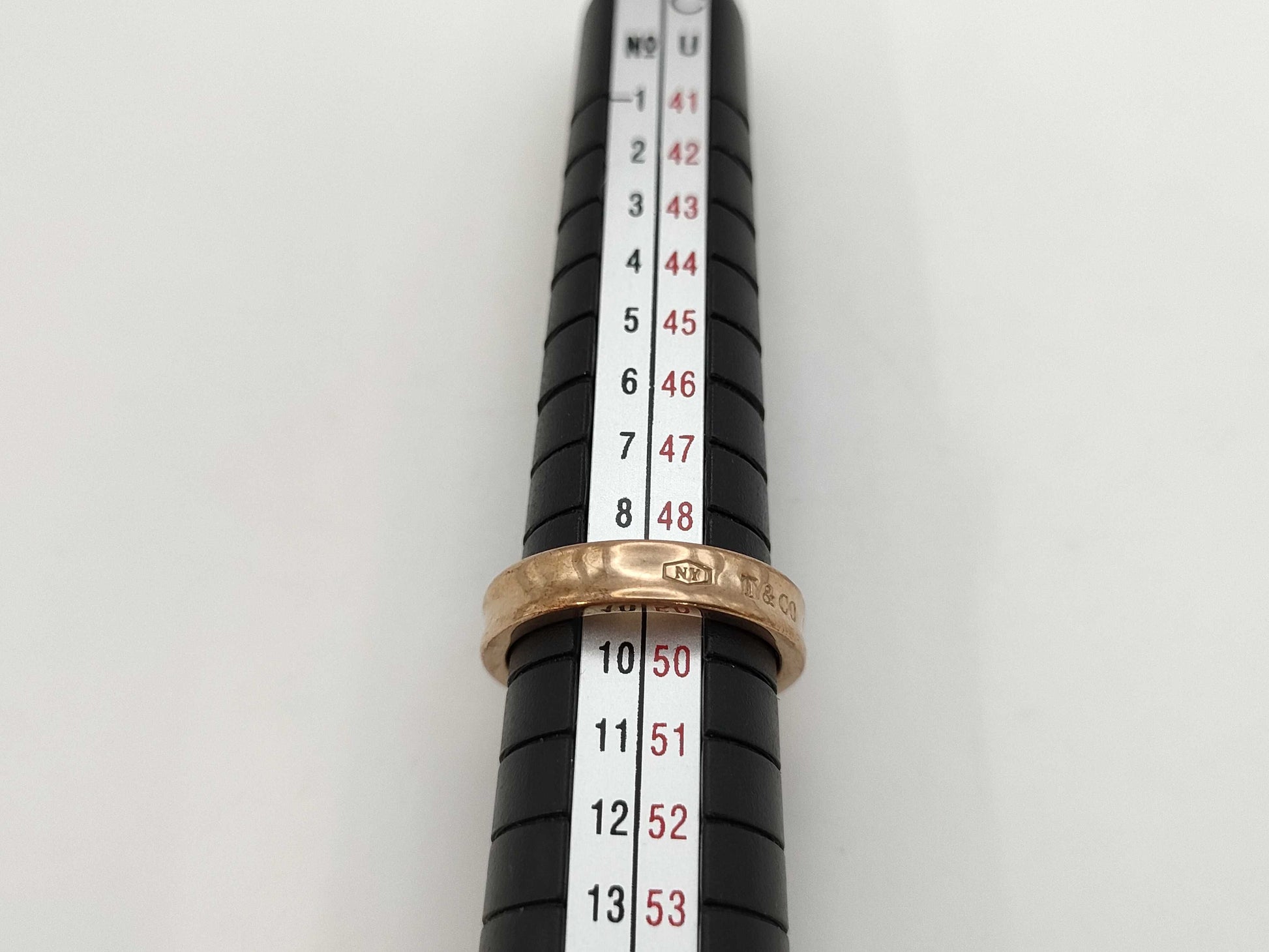 Tiffany & Co. Narrow 1837 Ring in Rubedo Metal