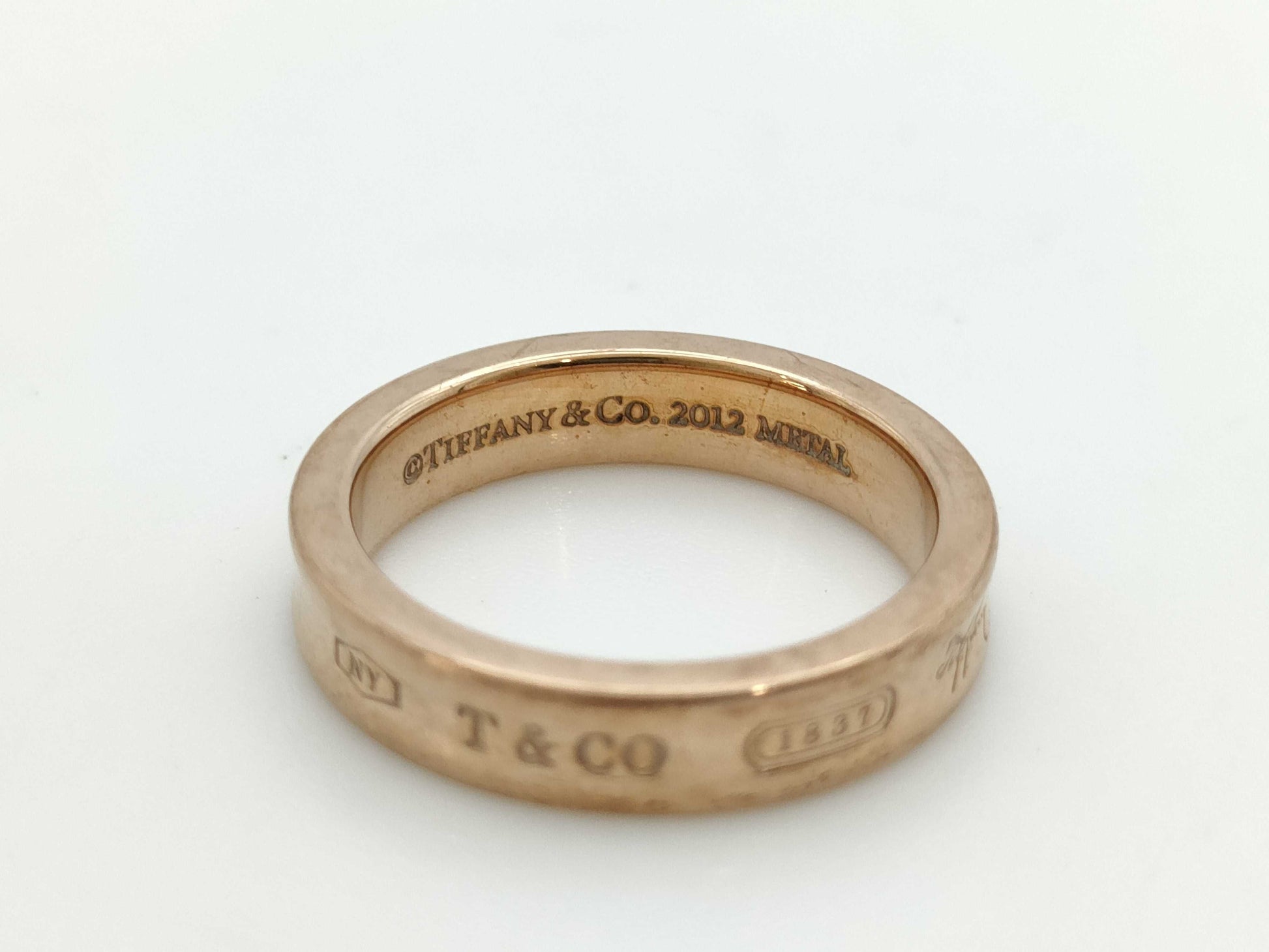 Tiffany & Co. Narrow 1837 Ring in Rubedo Metal
