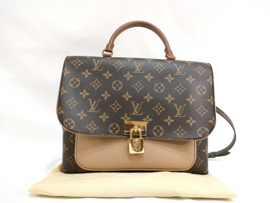 LOUIS VUITTON LOUIS VUITTON Monogram LOUIS VUITTON M44257 Monogram Marignan Brown Shoulder Bag