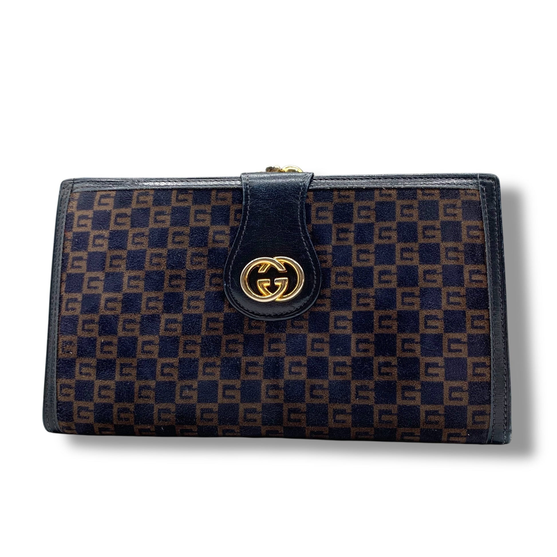 GUCCI Old Gucci Clasp Wallet