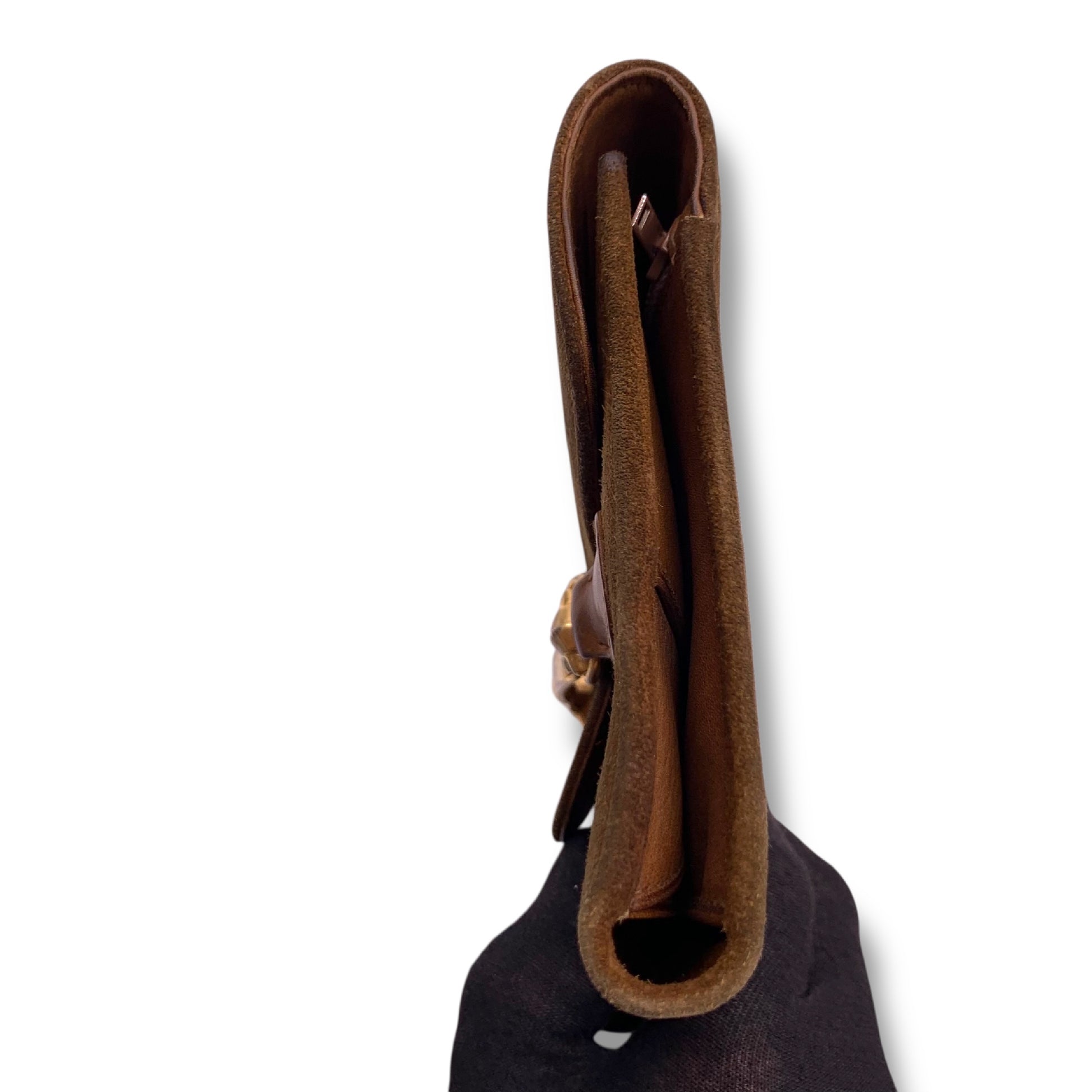 GUCCI Old Gucci Horsebit Folding Wallet