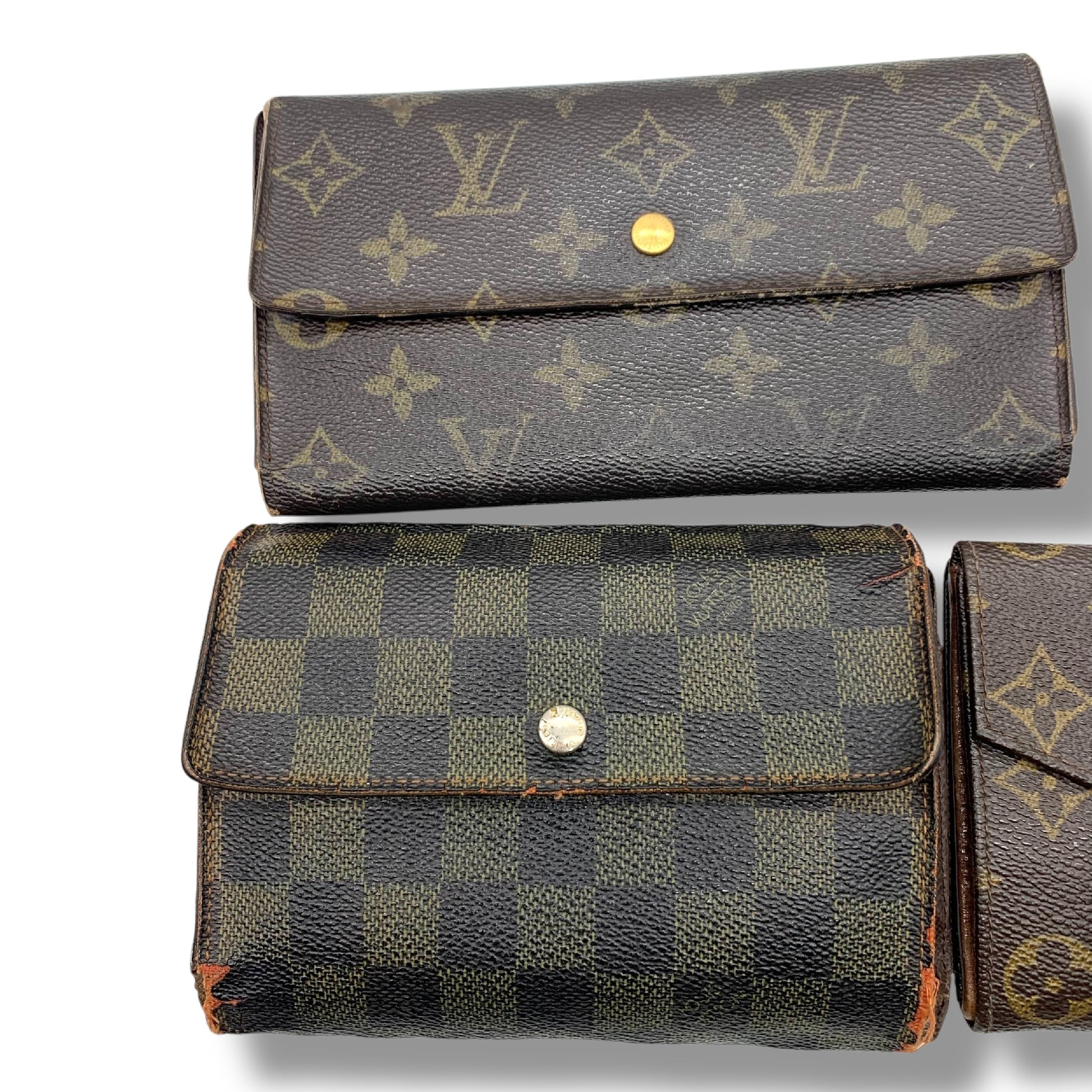 LOUIS VUITTON LOUIS VUITTON Louis Vuitton Wallet 3-Piece Set Large Quantity Wallets