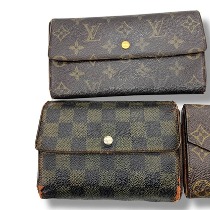 LOUIS VUITTON LOUIS VUITTON Louis Vuitton Wallet 3-Piece Set Large Quantity Wallets