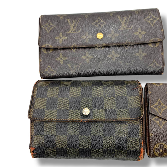 LOUIS VUITTON LOUIS VUITTON Louis Vuitton Wallet 3-Piece Set Large Quantity Wallets