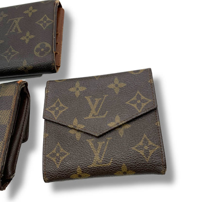 LOUIS VUITTON LOUIS VUITTON Louis Vuitton Wallet 3-Piece Set Large Quantity Wallets