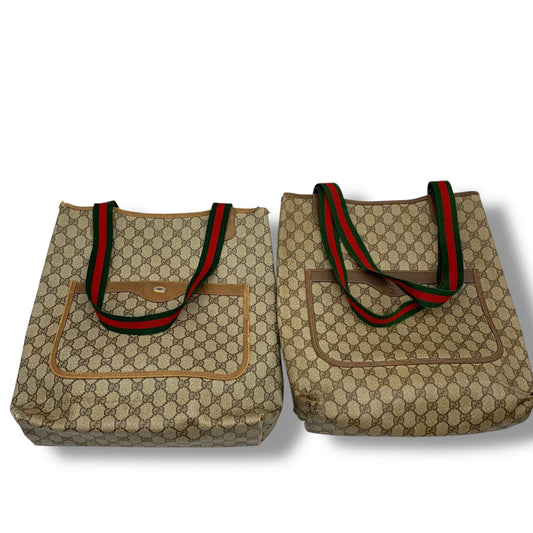 GUCCI Old Gucci Tote Bag Set of 2
