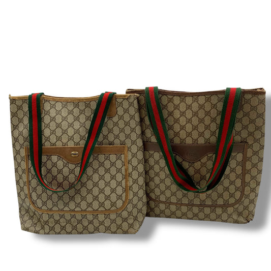 GUCCI Old Gucci Tote Bag Set of 2