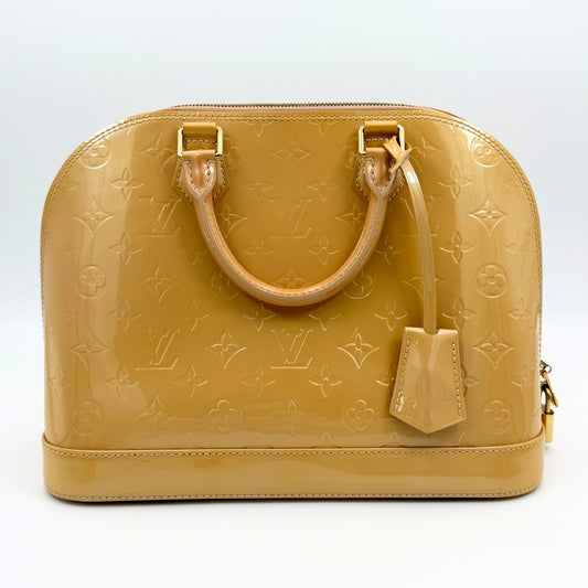 LOUIS VUITTON M91583 Vernis Alma PM Handbag
