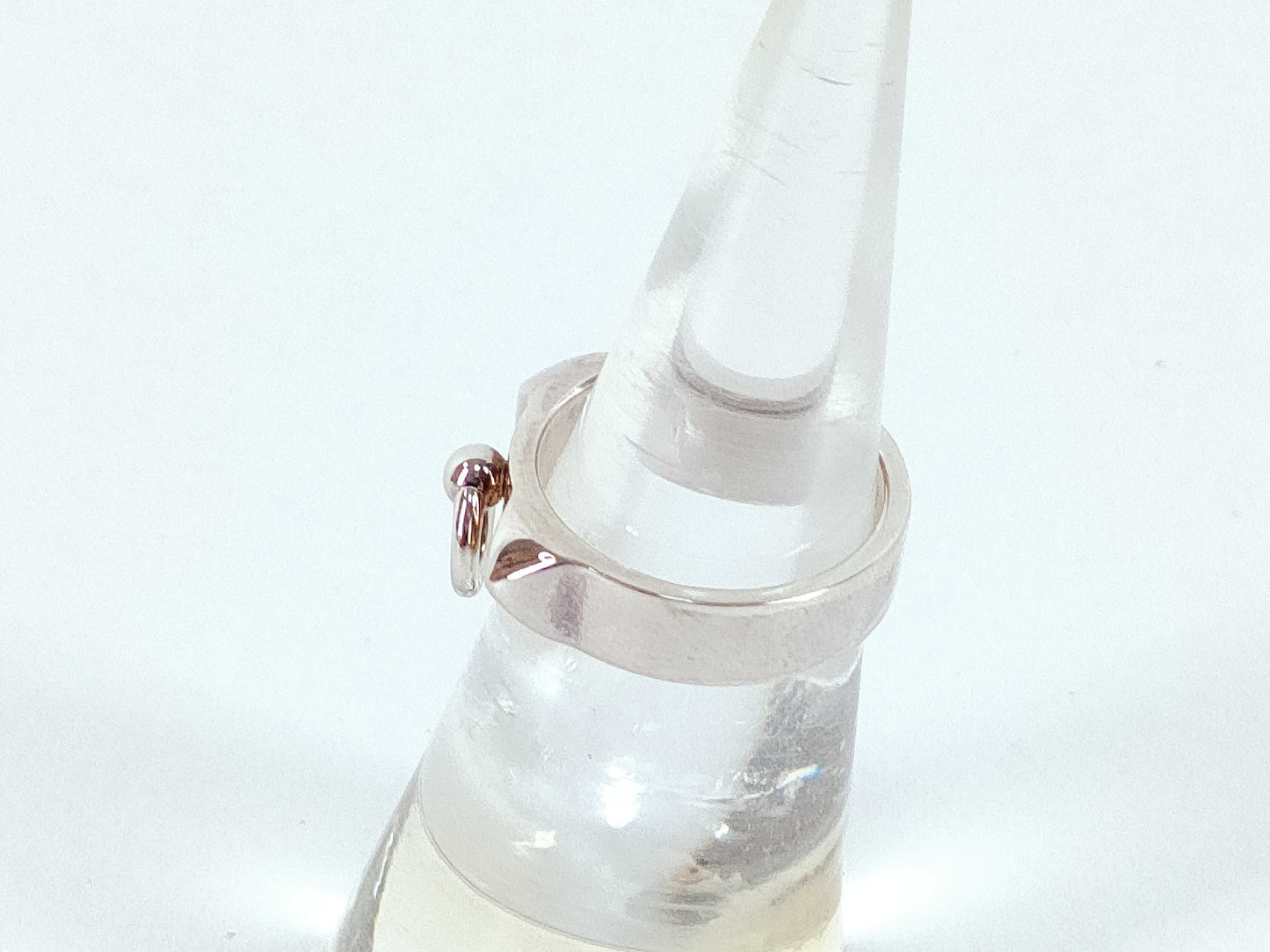 HERMES HERMES Collier de Chien Ring 925 #47 with box