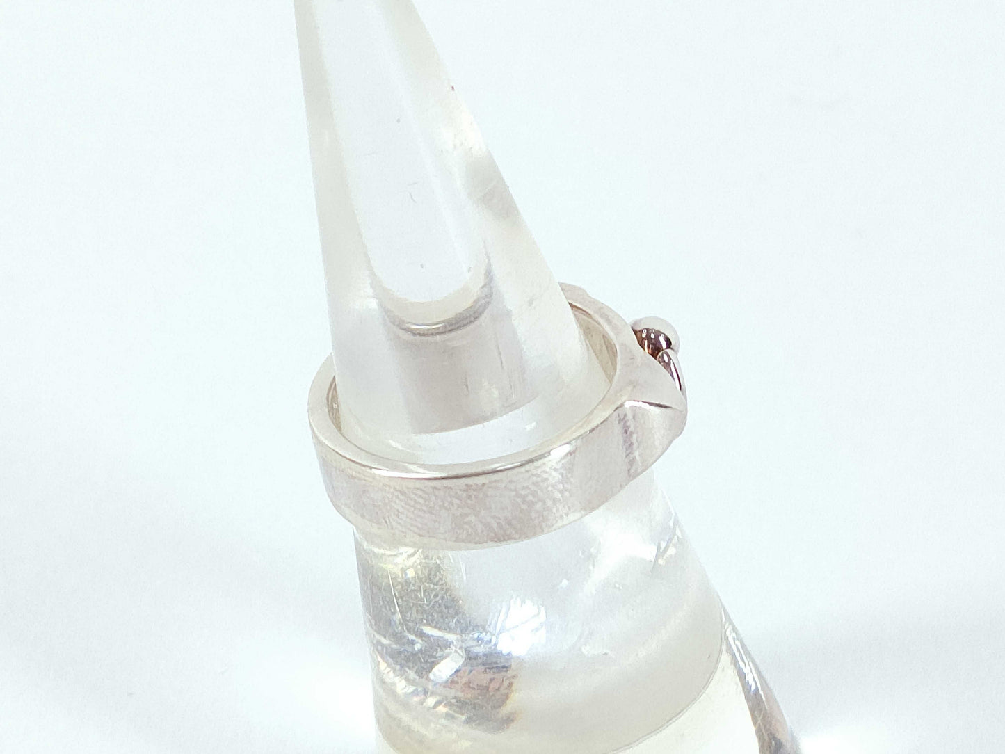 HERMES HERMES Collier de Chien Ring 925 #47 with box