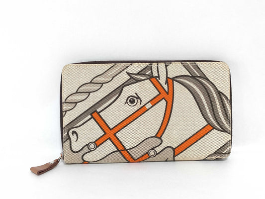 HERMES HERMES Staple GM Engraved Long Wallet