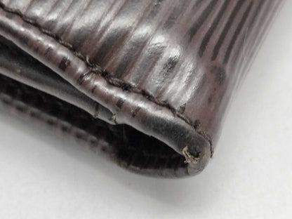 LOUIS VUITTON Epi Leather Tri-fold Wallet, Brown