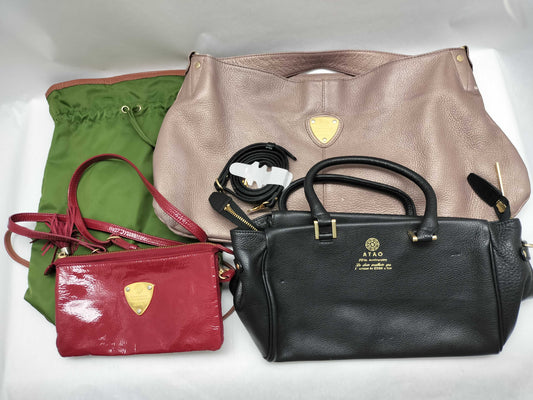 ATAO 4-piece set: bag, pouch, and shoulder bag