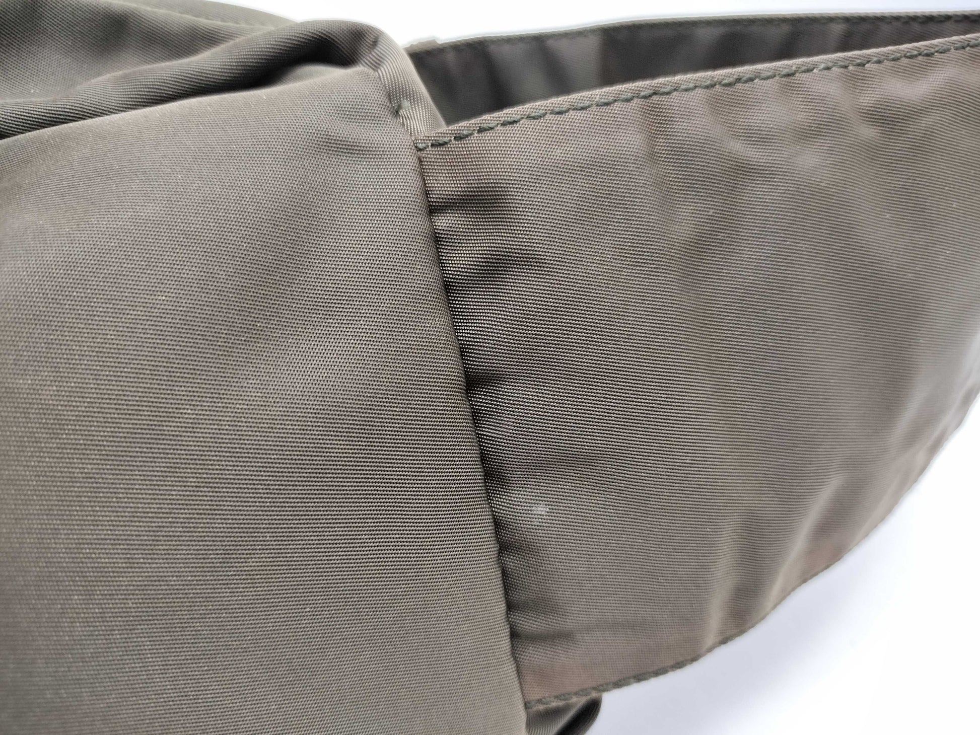 PRADA Nylon Prada Body Bag with Triangle Logo Waist Pouch