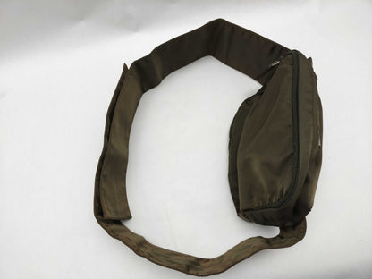 PRADA Nylon Prada Body Bag with Triangle Logo Waist Pouch