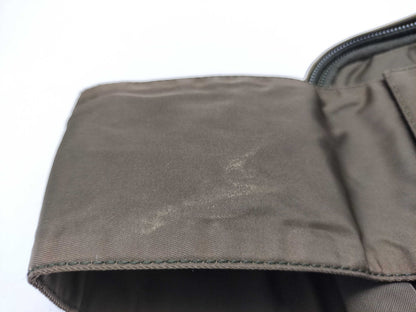 PRADA Nylon Prada Body Bag with Triangle Logo Waist Pouch