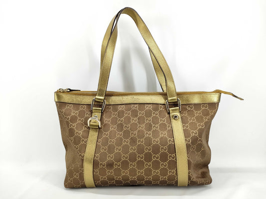 GUCCI GG canvas bag Gucci tote bag