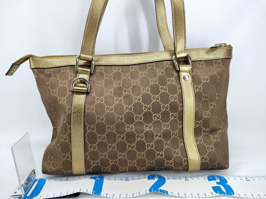 GUCCI GG canvas bag Gucci tote bag