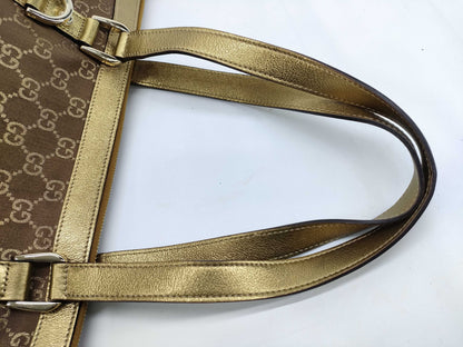 GUCCI GG canvas bag Gucci tote bag
