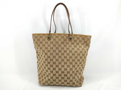 GUCCI GG Canvas Bag Handbag Gucci Tote Bag