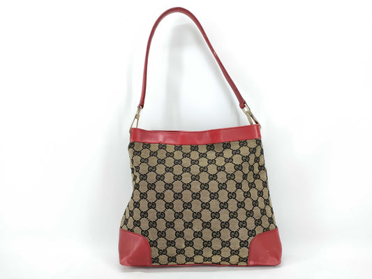 GUCCI GG Canvas Bag Handbag Gucci Shoulder Bag
