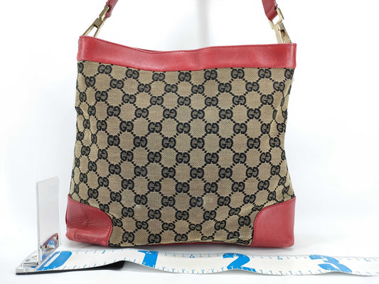 GUCCI GG Canvas Bag Handbag Gucci Shoulder Bag