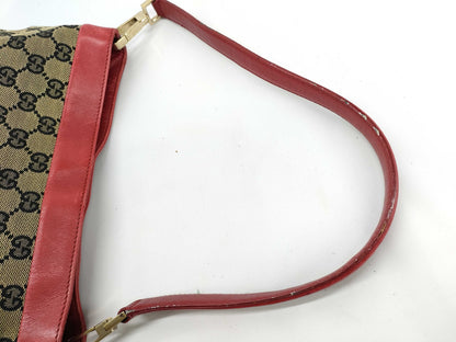 GUCCI GG Canvas Bag Handbag Gucci Shoulder Bag
