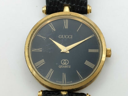 GUCCI Sherry Line Quartz Black Dial Unmoving Women's Watch
