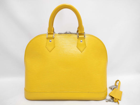 LOUIS VUITTON Epi Alma Yellow M40951 Handbag
