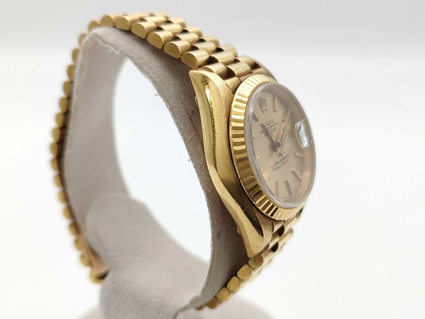 ROLEX 69178 9015528 Champagne Dial Unoperated Women's Watch