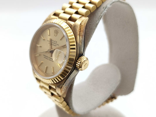 ROLEX 69178 9015528 Champagne Dial Unoperated Women's Watch