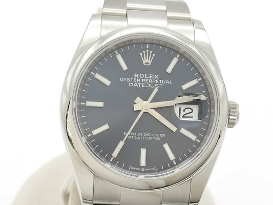 ROLEX 126200 8Q30D461 Bright Blue Dial Men's Watch