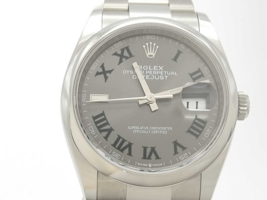 ROLEX 126200 4915Q1R1 Slate Roman Men's Watch