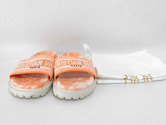 Dior Orange Range Slippers