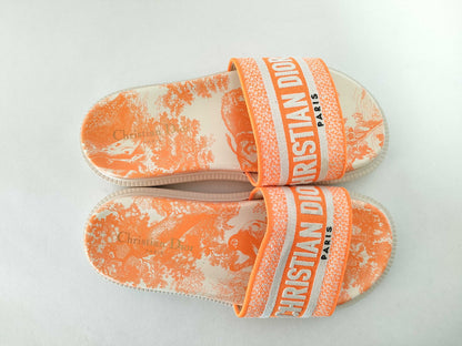 Dior Orange Range Slippers