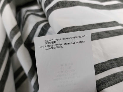 BALENCIAGA Black and White Tops Tops