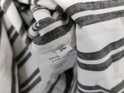 BALENCIAGA Black and White Tops Tops