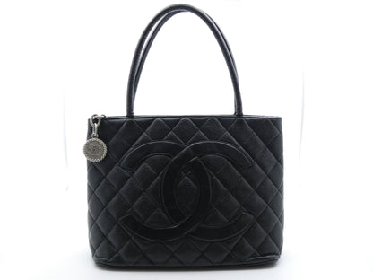 CHANEL Reissue Tote Bag Caviar Skin Coco Mark