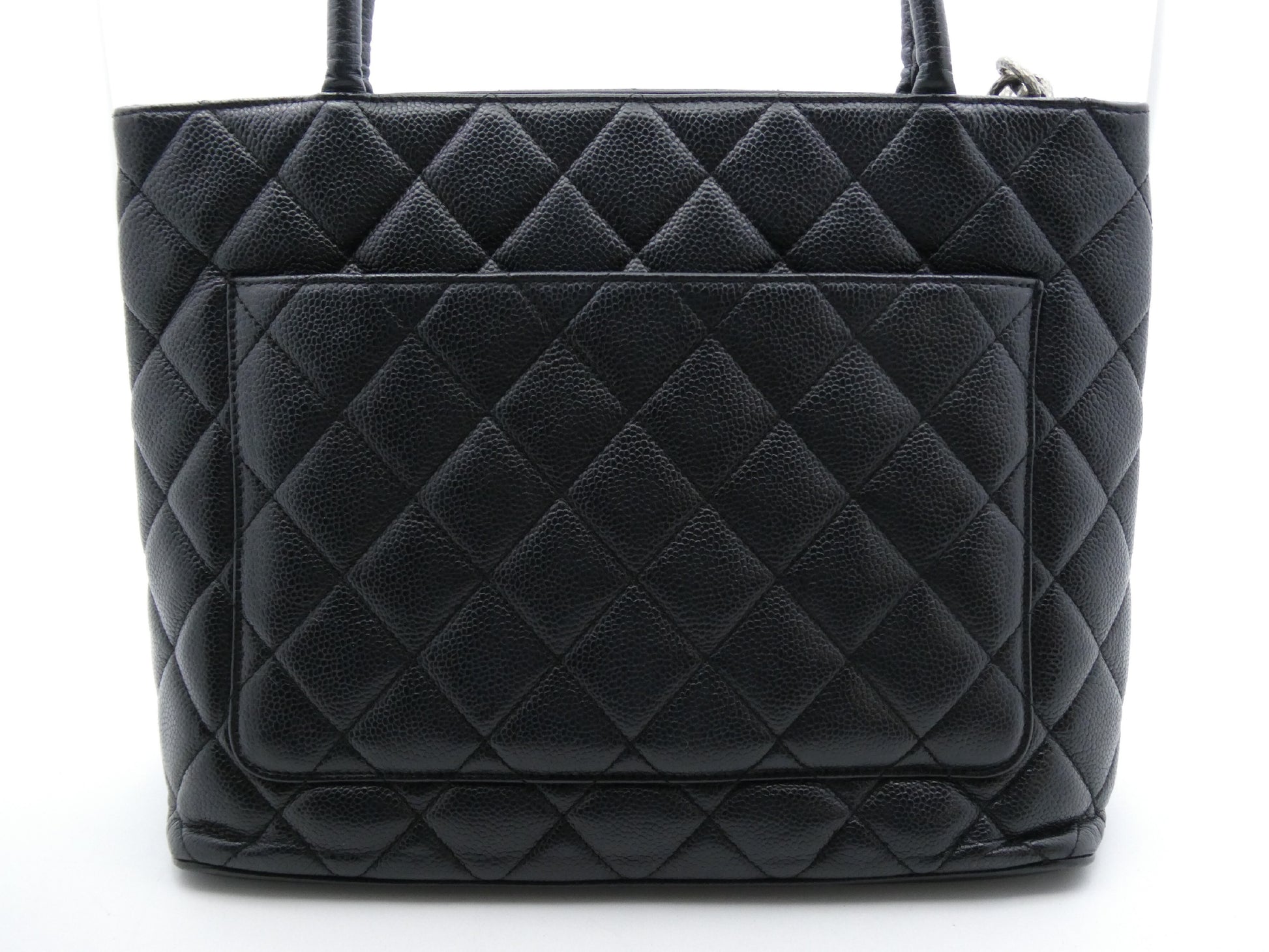 CHANEL Reissue Tote Bag Caviar Skin Coco Mark