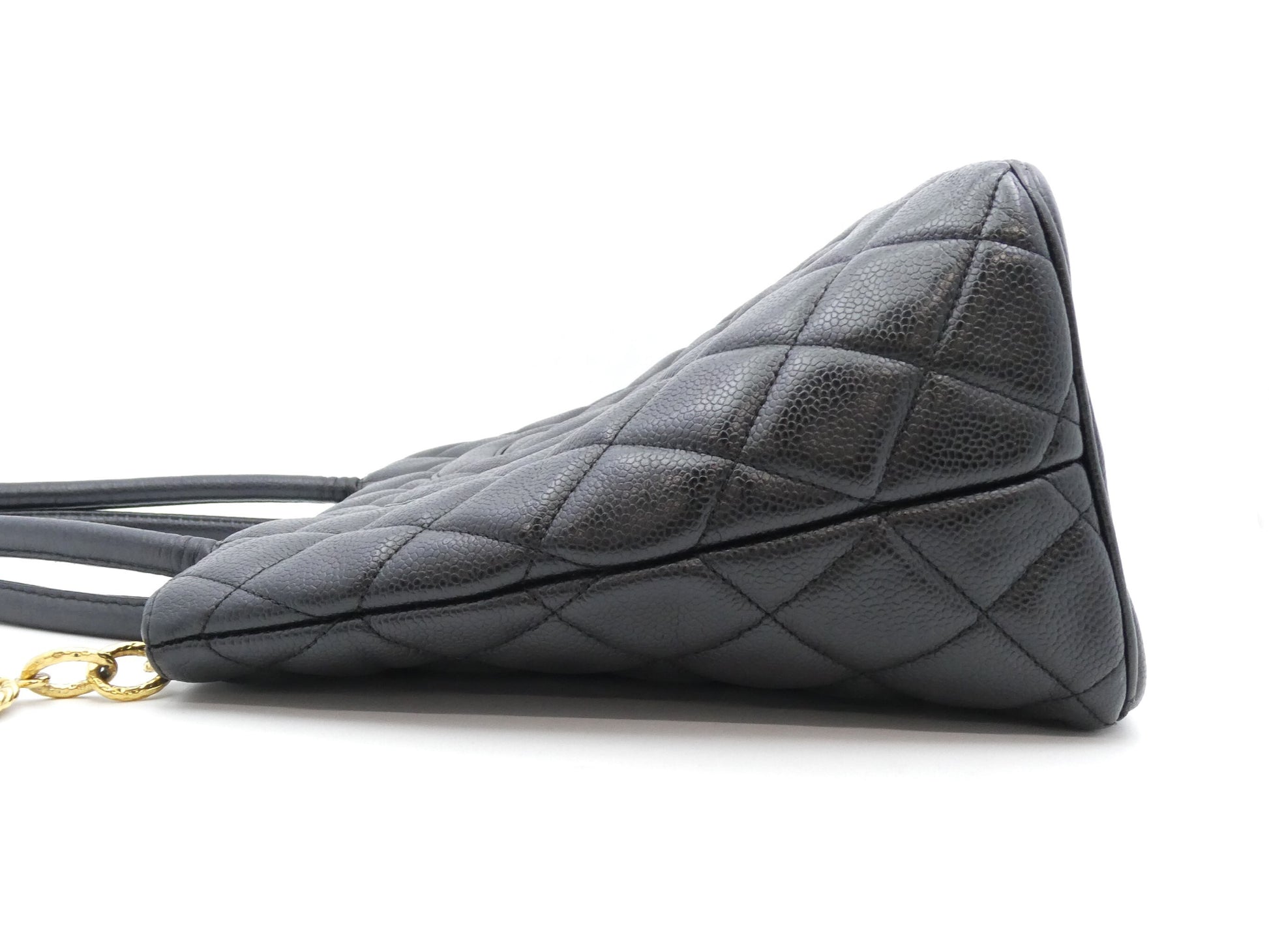 CHANEL Reissue Tote Bag Caviar Skin Coco Mark