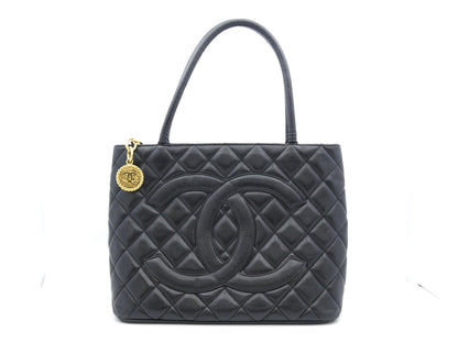 CHANEL Reissue Tote Bag Caviar Skin Coco Mark