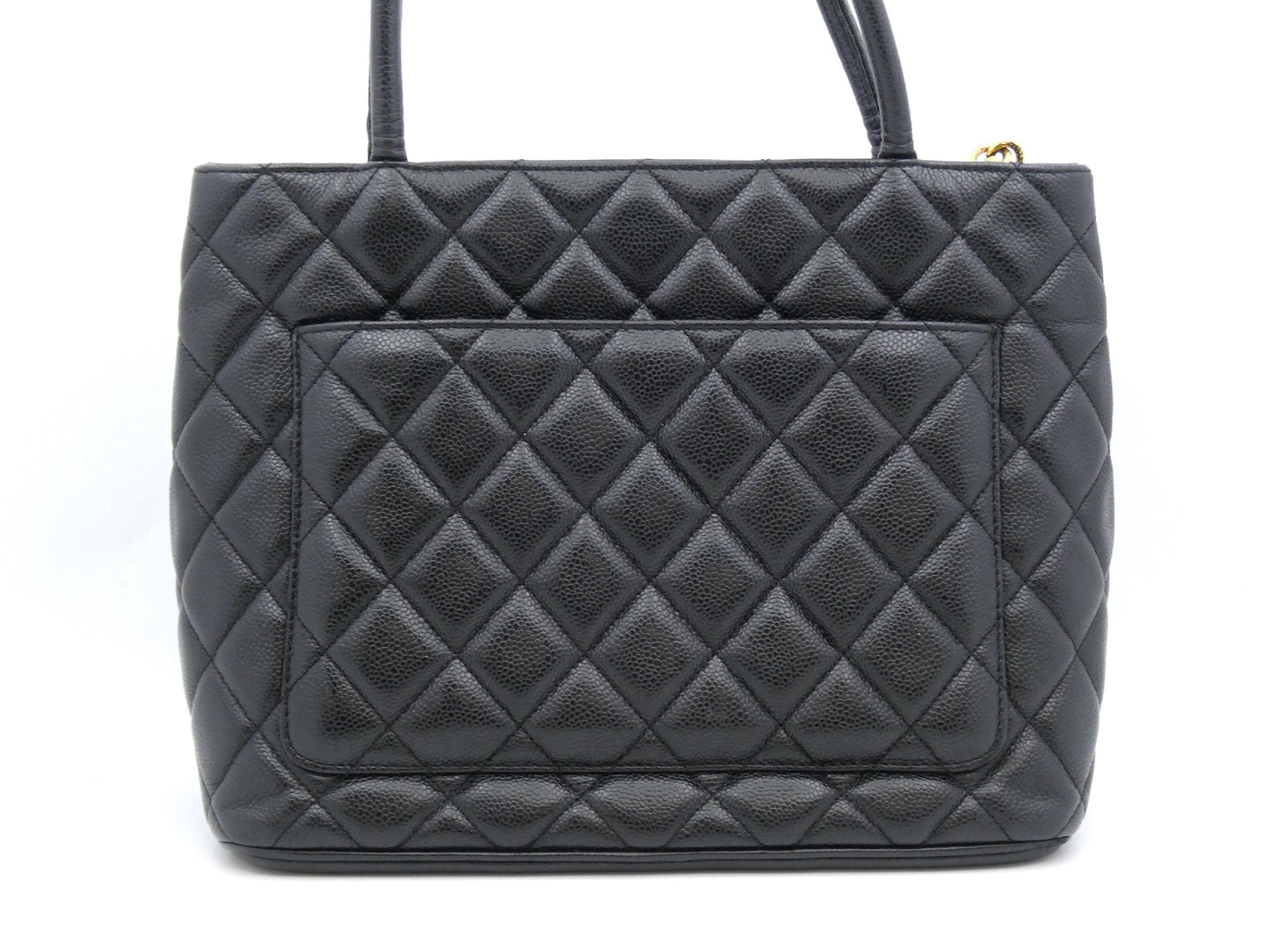 CHANEL Reissue Tote Bag Caviar Skin Coco Mark