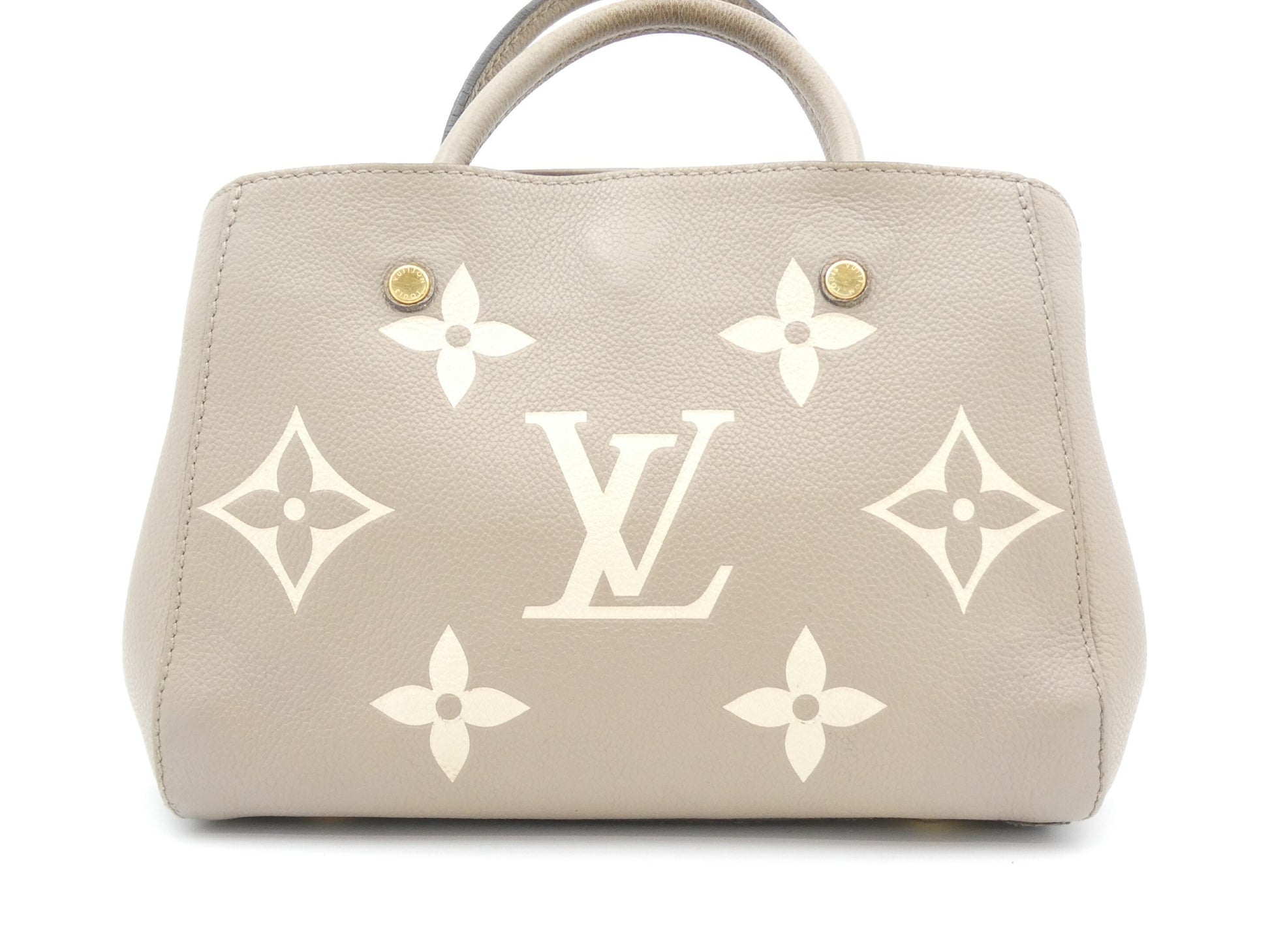 LOUIS VUITTON Monogram Empreinte Montaigne BB 2-Way Handbag