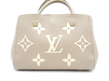 LOUIS VUITTON Monogram Empreinte Montaigne BB 2-Way Handbag