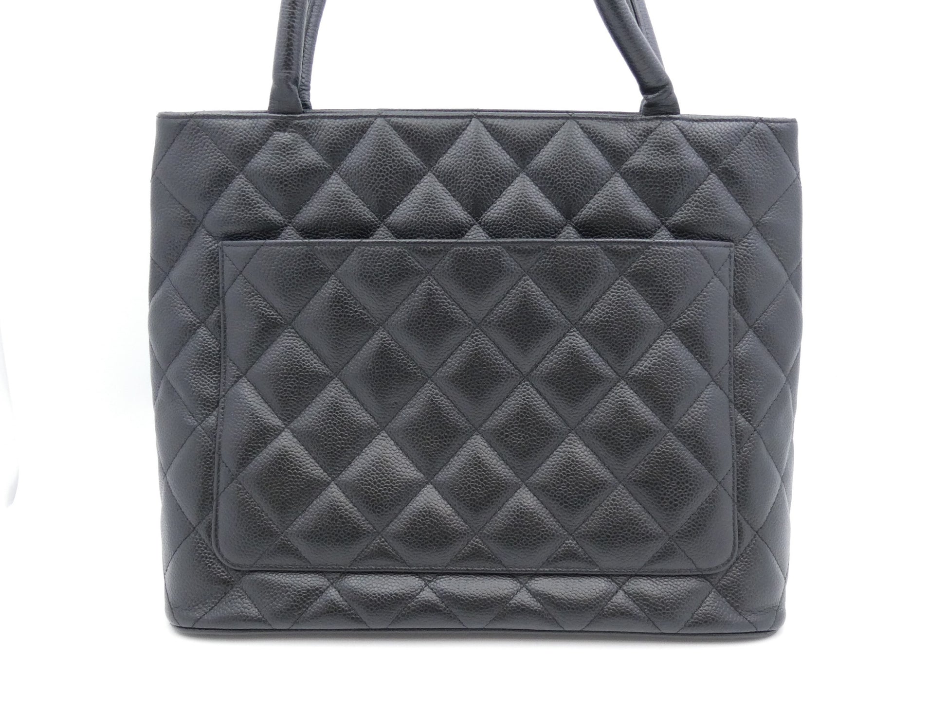 CHANEL Reissue Tote Bag Caviar Skin Coco Mark