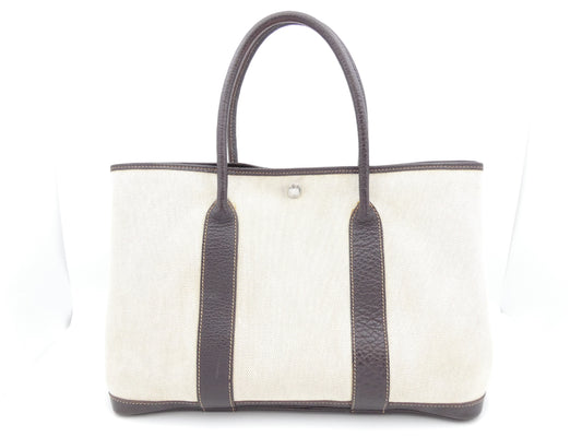 HERMES Garden Party G Stamp Tote Bag